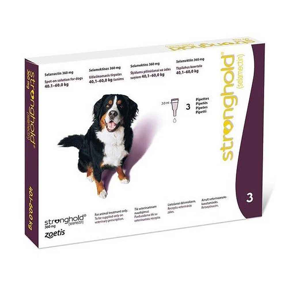 Stronghold For Dogs 40.1-60kg (85-130lbs) Plum, 3 Pack