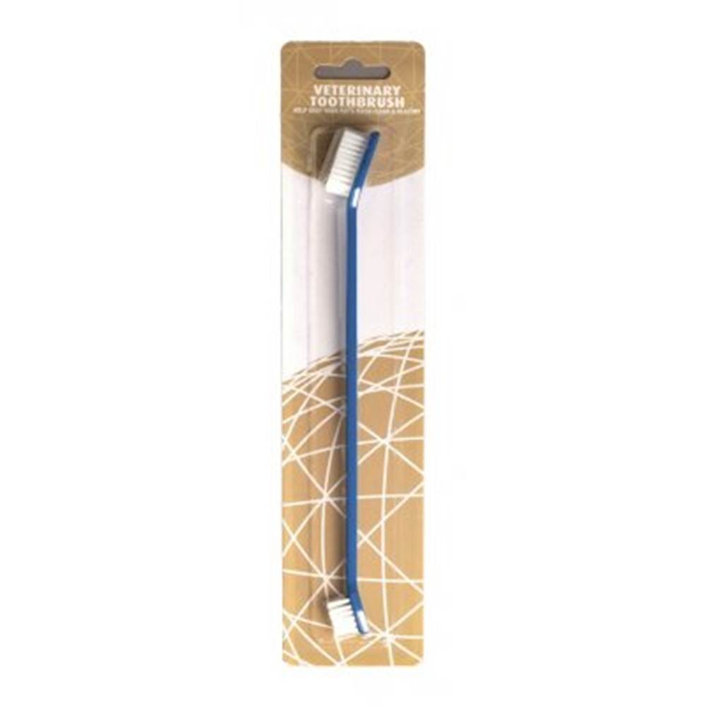 GVP Double Ended Pet Toothbrush Blister Pack