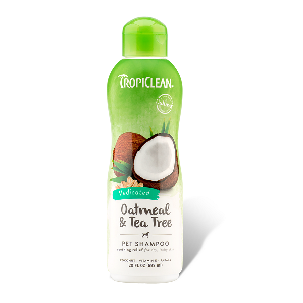 Tropiclean Oatmeal & Tea Tree Dog Shampoo