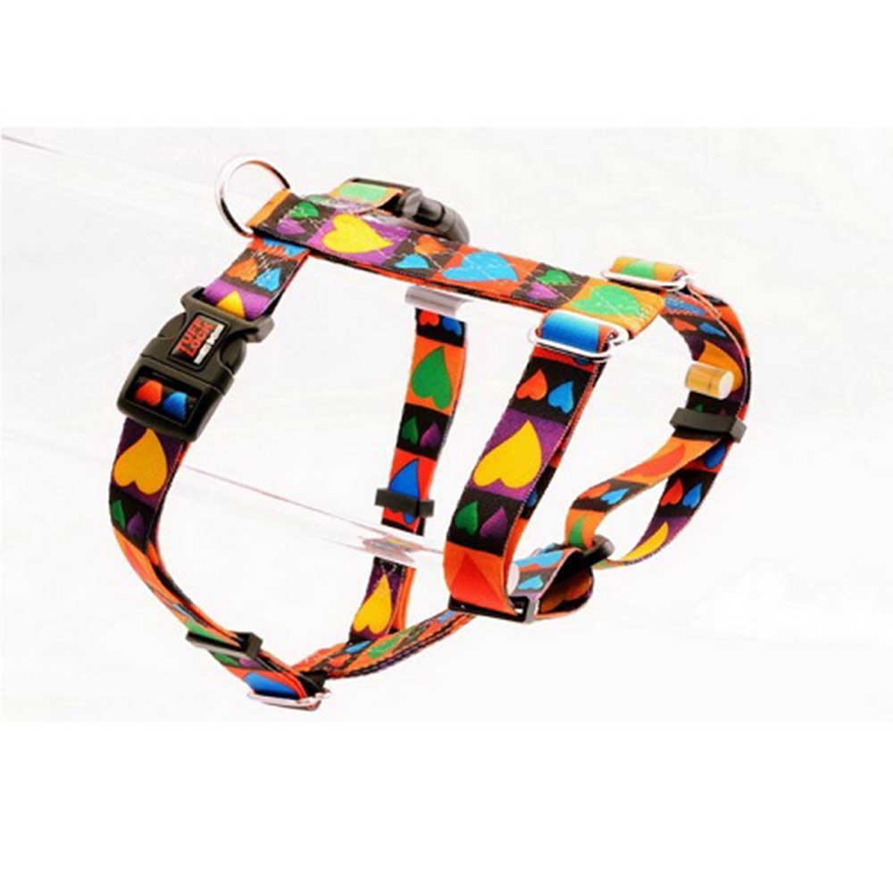 Tuff Lock Figure-H Dog Harness (Hearts) XS