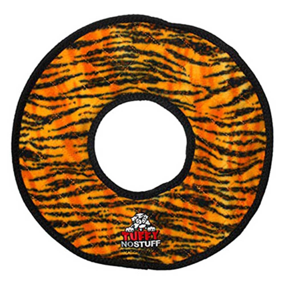 Tuffy Mega Ring Dog Toy,Tiger Print