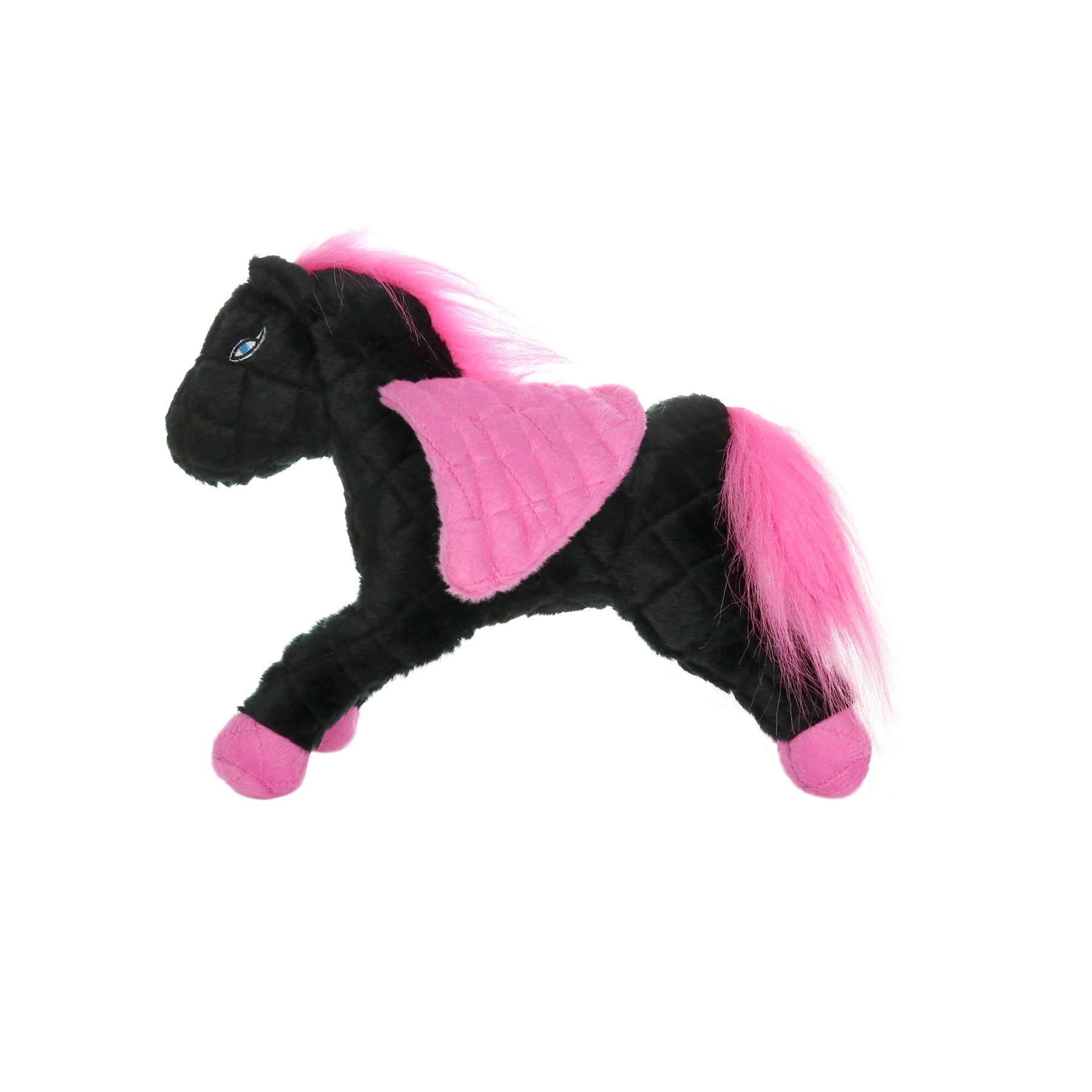 Mighty Liar Series - Jr. Pegasus Dog Toy, Black And Pink