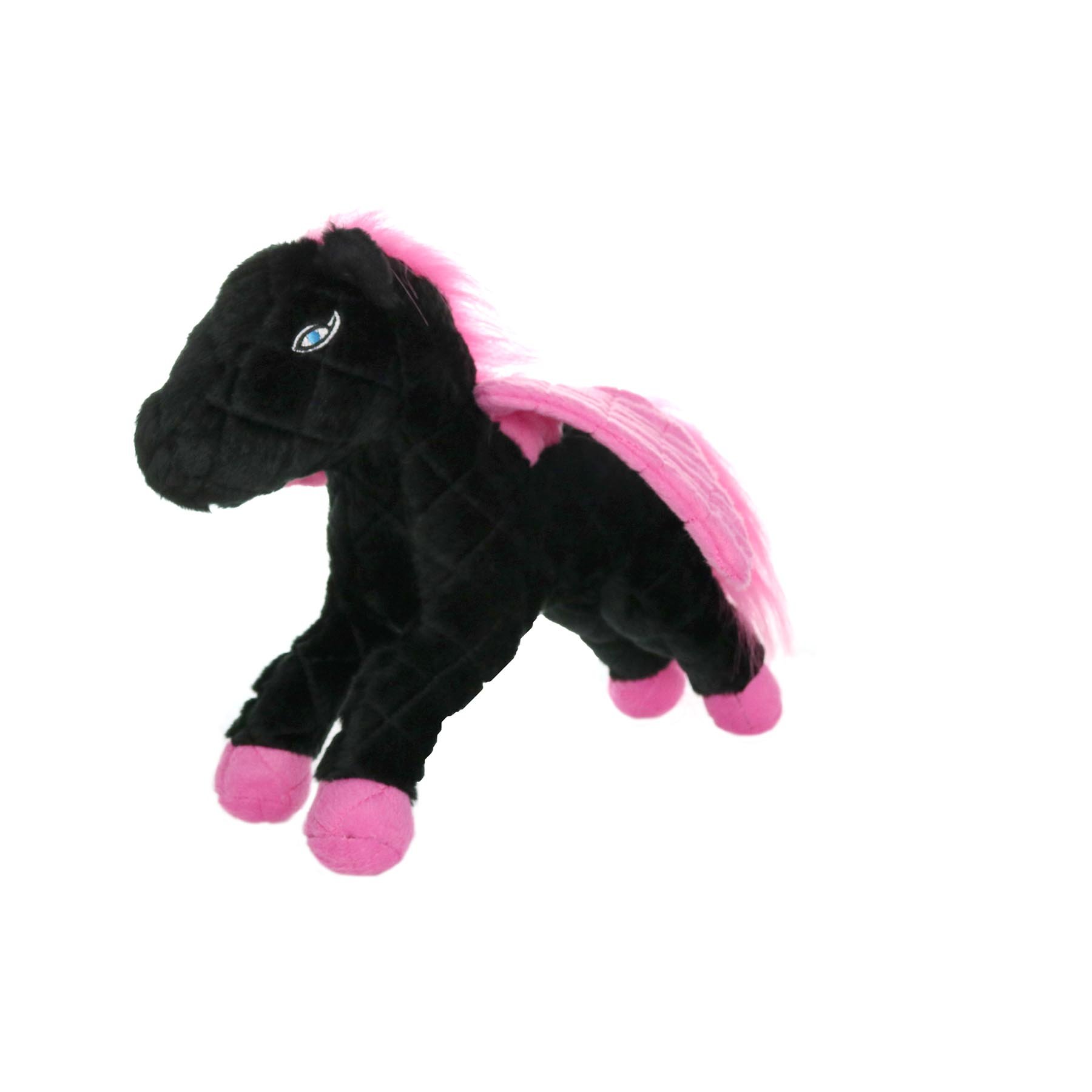 Mighty Liar Series - Pegasus Dog Toy, Black And Pink