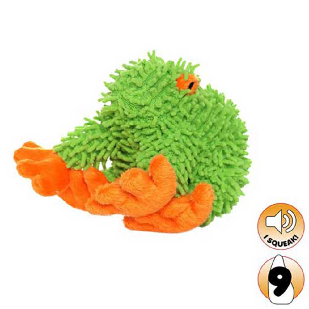 Mighty Microfiber Frank The Frog Dog Toy