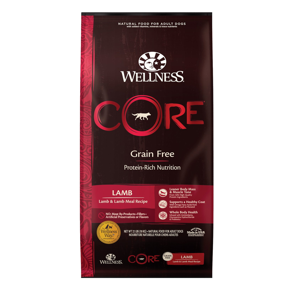 Wellness CORE Lamb Dry Dog Food 22 lbs (10kg)