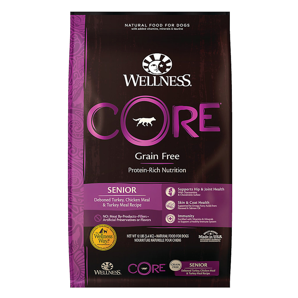 Wellness CORE Senior Dog Dry Food 12 lbs (5.4kg)