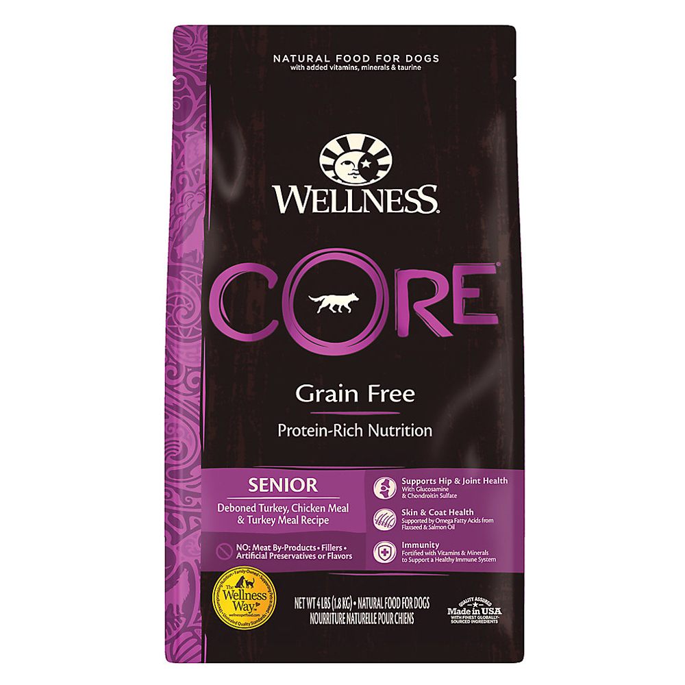 Wellness CORE Senior Dog Dry Food 4 lbs (1.8kg)