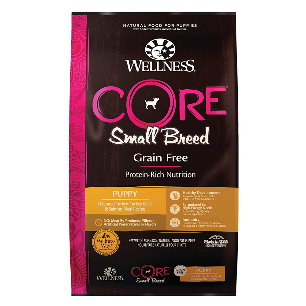 Wellness CORE Small Breed Grain Free Dry Puppy Food 12 lbs (5.4kg)