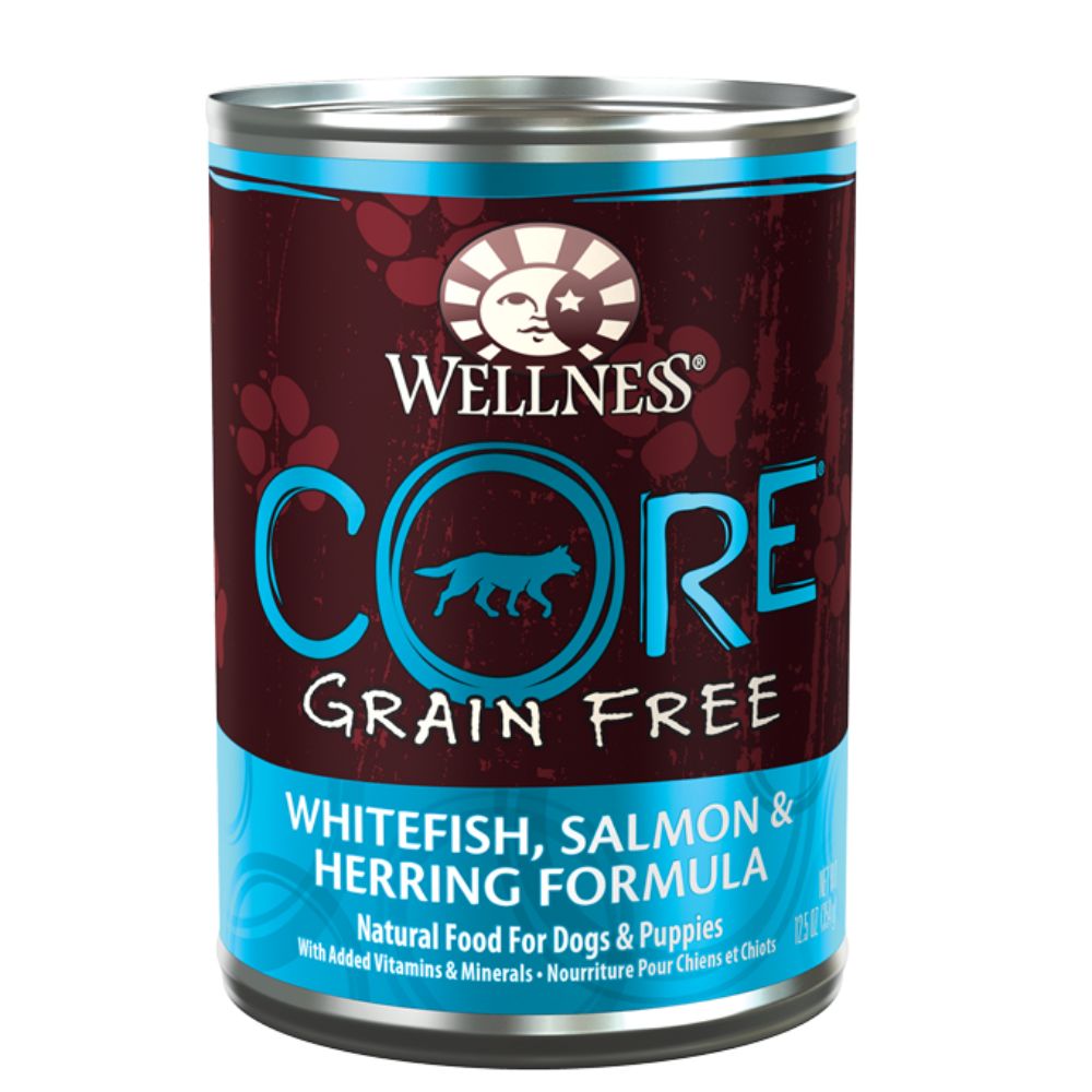 Wellness Core Grain Free Whitefish, Salmon & Herring Formula Wet Dog Food