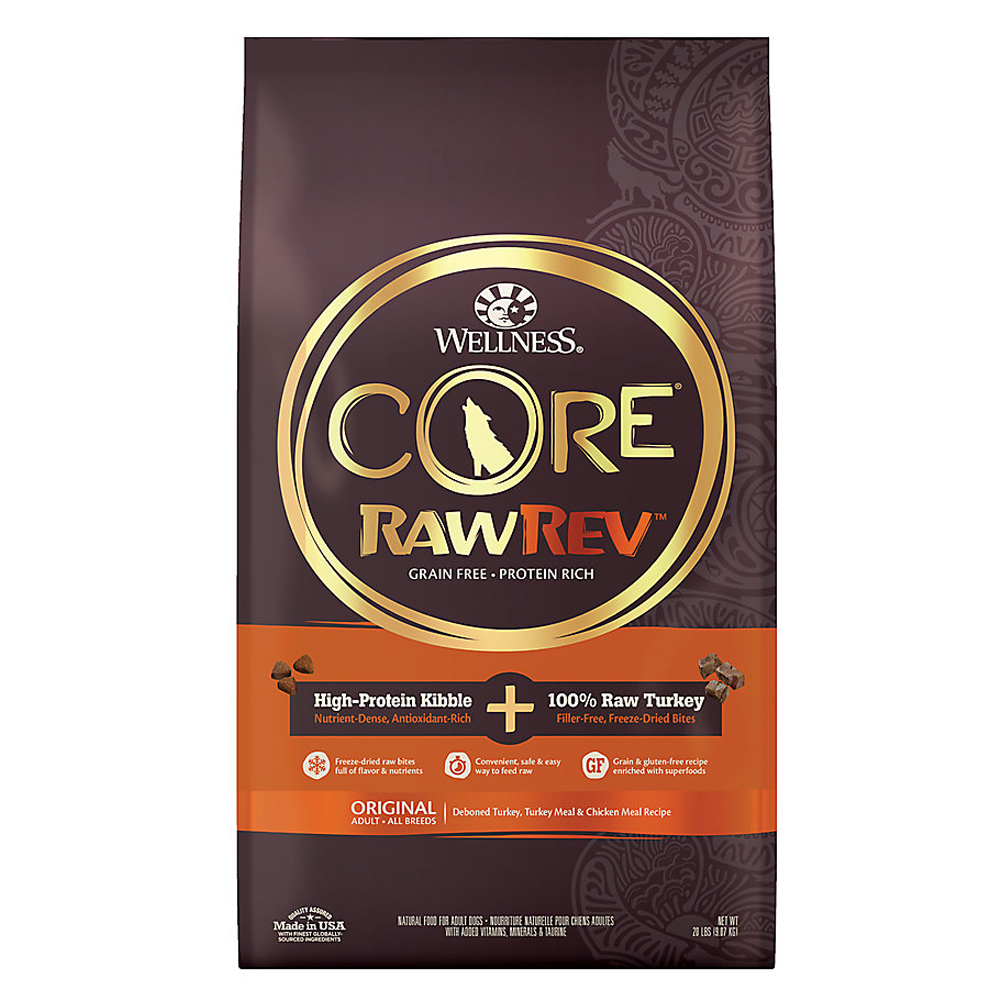 Wellness Core RR Original Adult All Breed  Turkey Meal & Chicken  20lbs