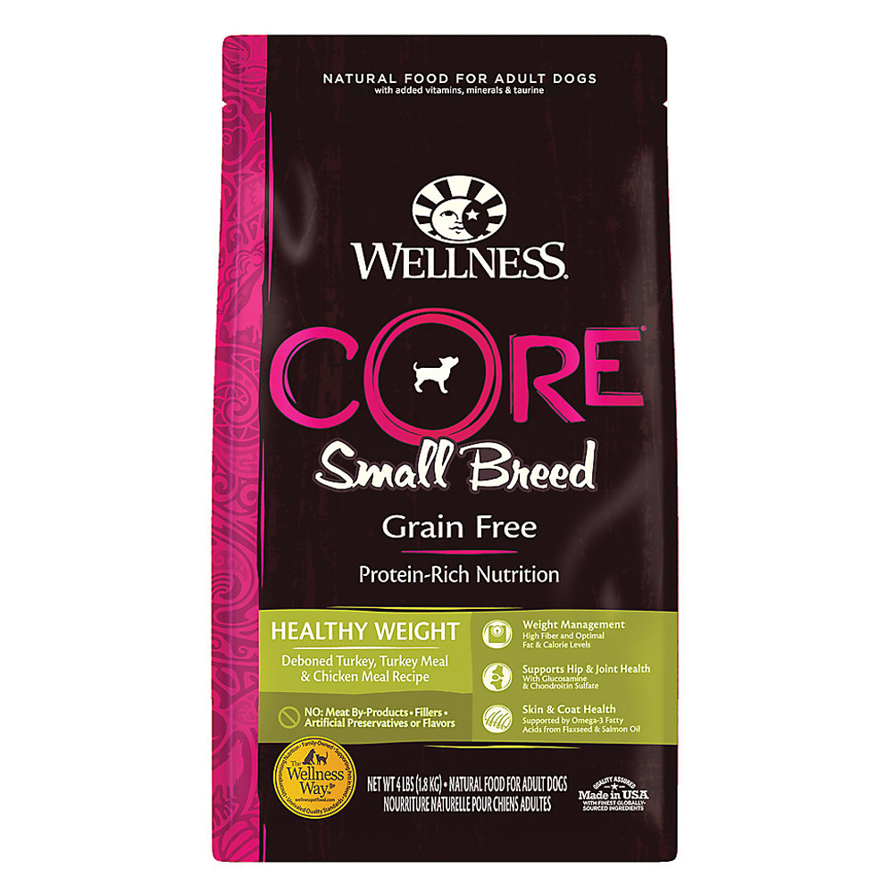 Wellness CORE Small Breed Healthy Weight Grain-Free Dry Dog Food, 1.8 kg