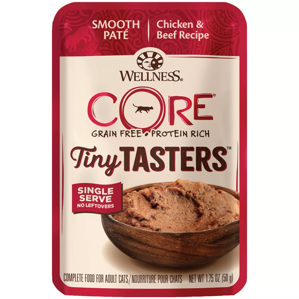 Wellness Core Tiny Tasters Chicken And Beef Wet Cat Food 1.75 oz