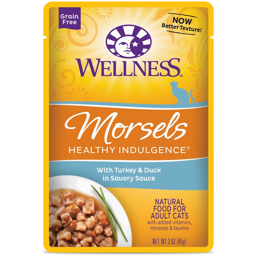 Wellness Healthy Indulgence Morsels Turkey And Duck Wet Cat Food 3 oz