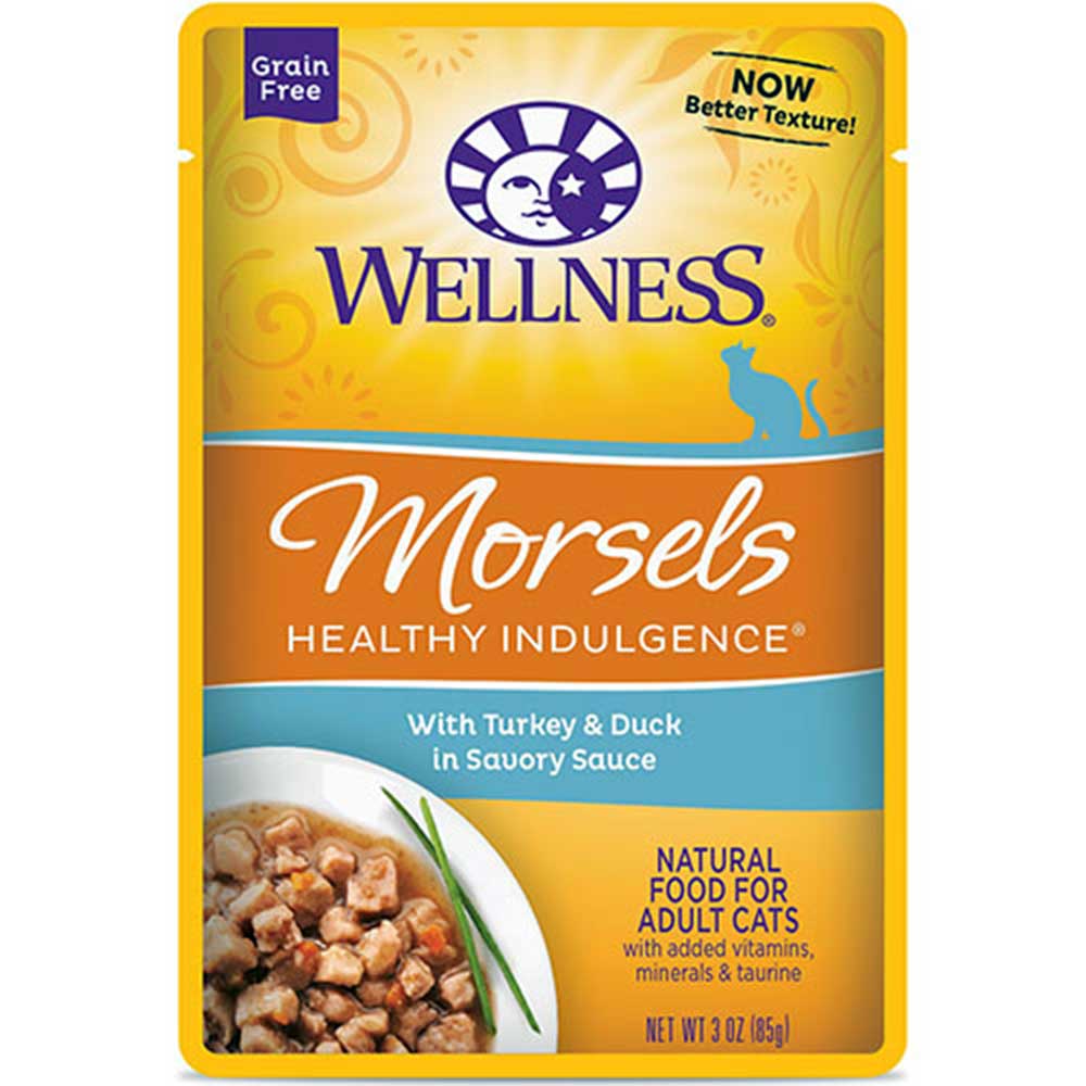 Wellness Morsels Healthy Indulgence® With Turkey & Duck In Savory Sauce For Cat