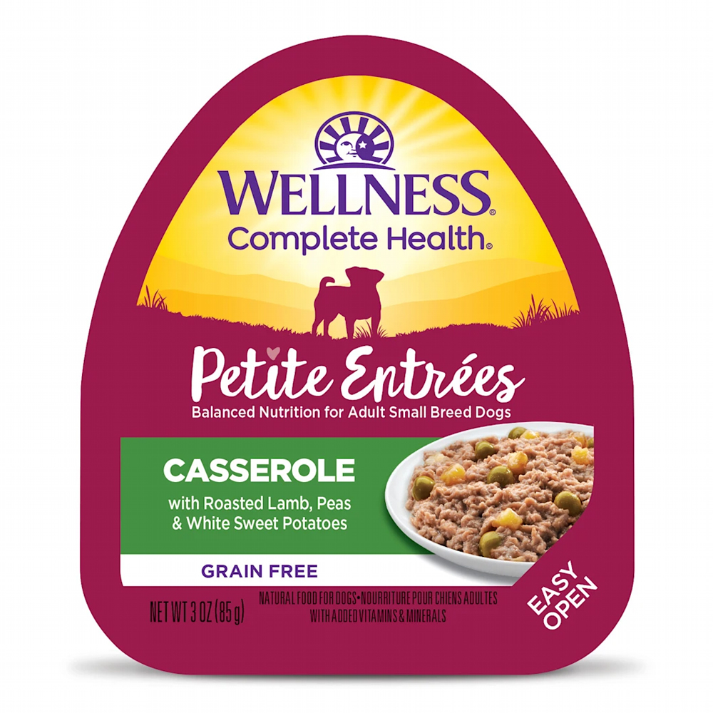 Wellness Petite Entrees Casserole Lamb, Peas & White Sweet Potatoes for Small Breed