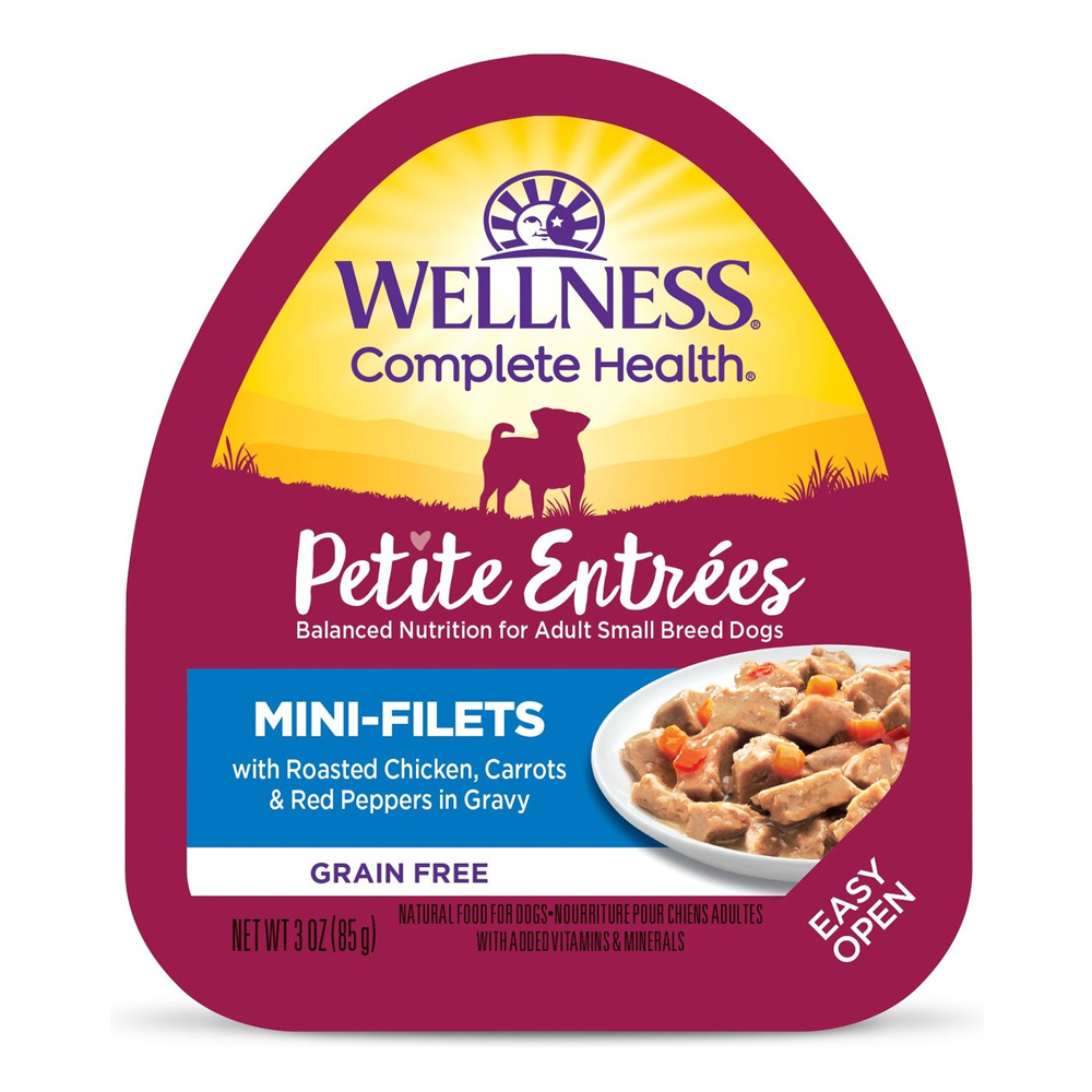 Wellness Mini-Filets Chicken, Carrots & Red Peppers for Small Breed