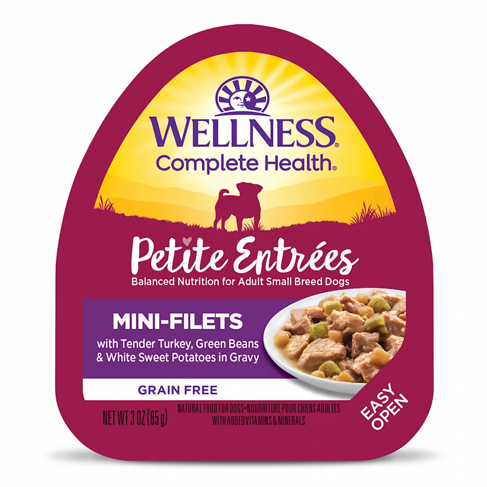 Wellness Mini-Filets Turkey, Green Beans & White Sweet Potatoes for Small Breed
