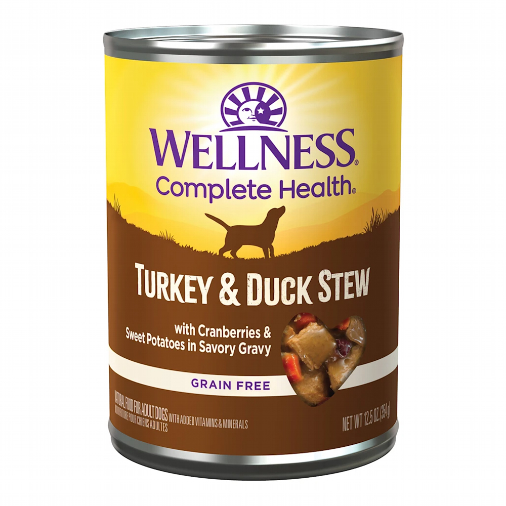 Wellness Turkey & Duck Stew with Sweet Potatoes and Cranberries Wet Dog Food