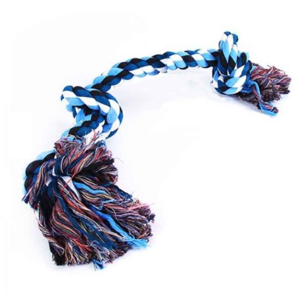 Wiggles Dog Rope Chew Toy 40cm Bl-Bk-Whi