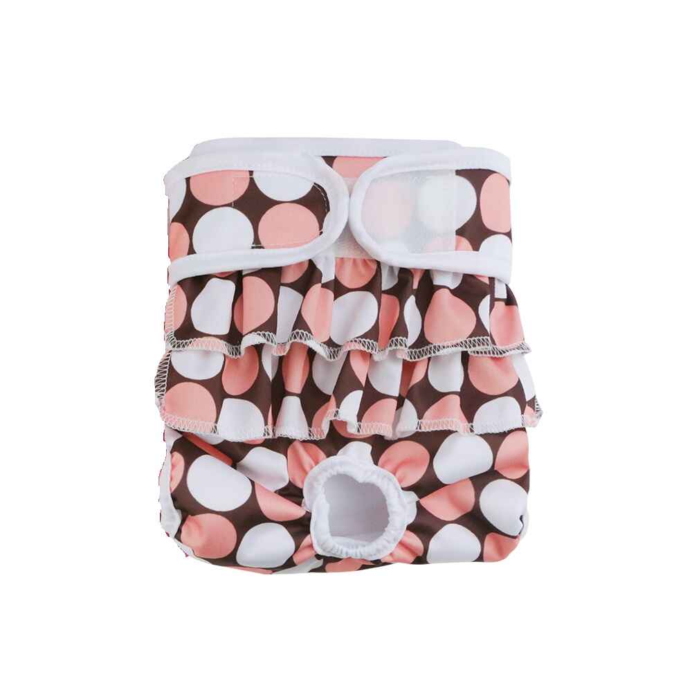 Wiggles Female Diapers Ora-White Dots XS