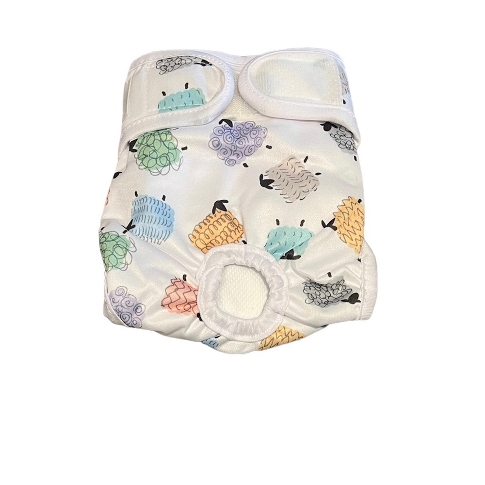 Wiggles Female Dog Diapers Sheep L
