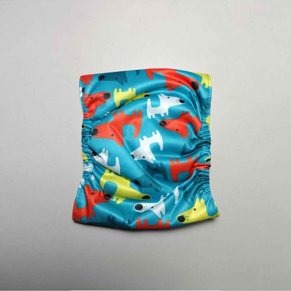 Wiggles Male Diapers Dog Green S