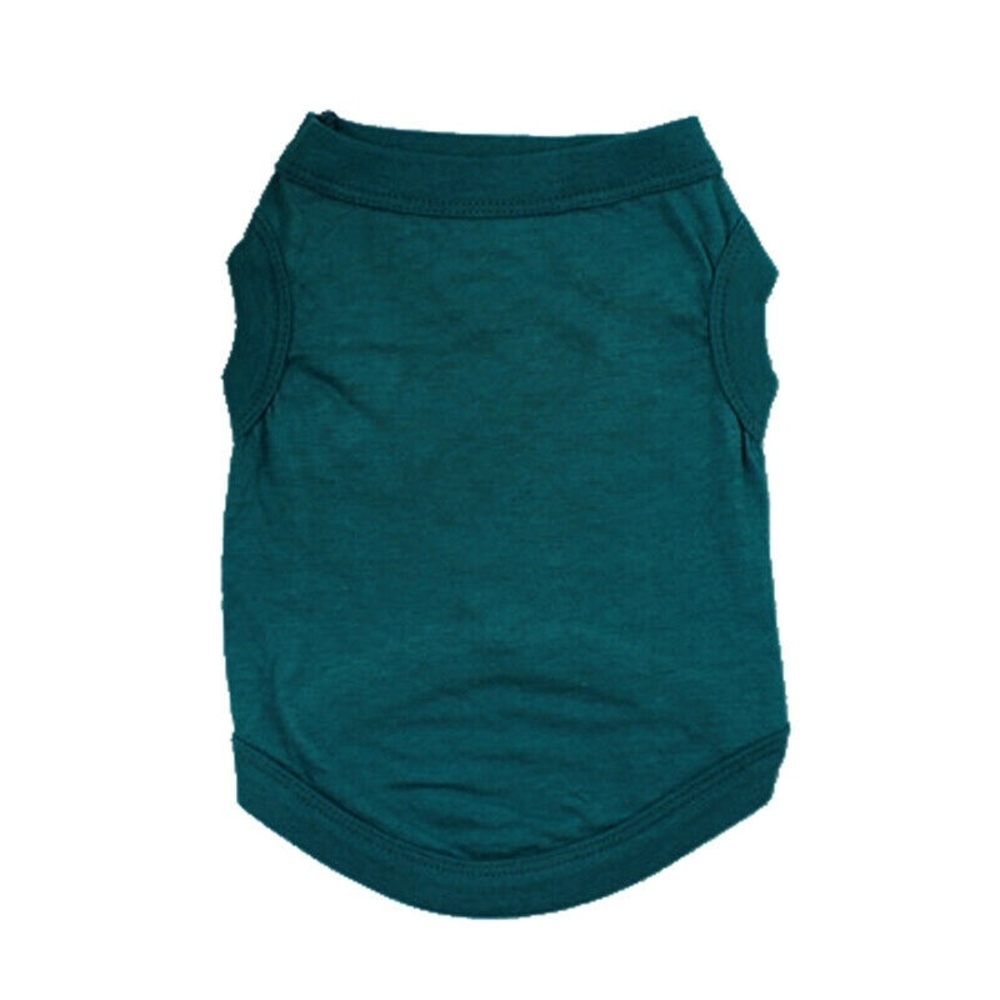 Wiggles Plain Pet Summer Shirt Green XL