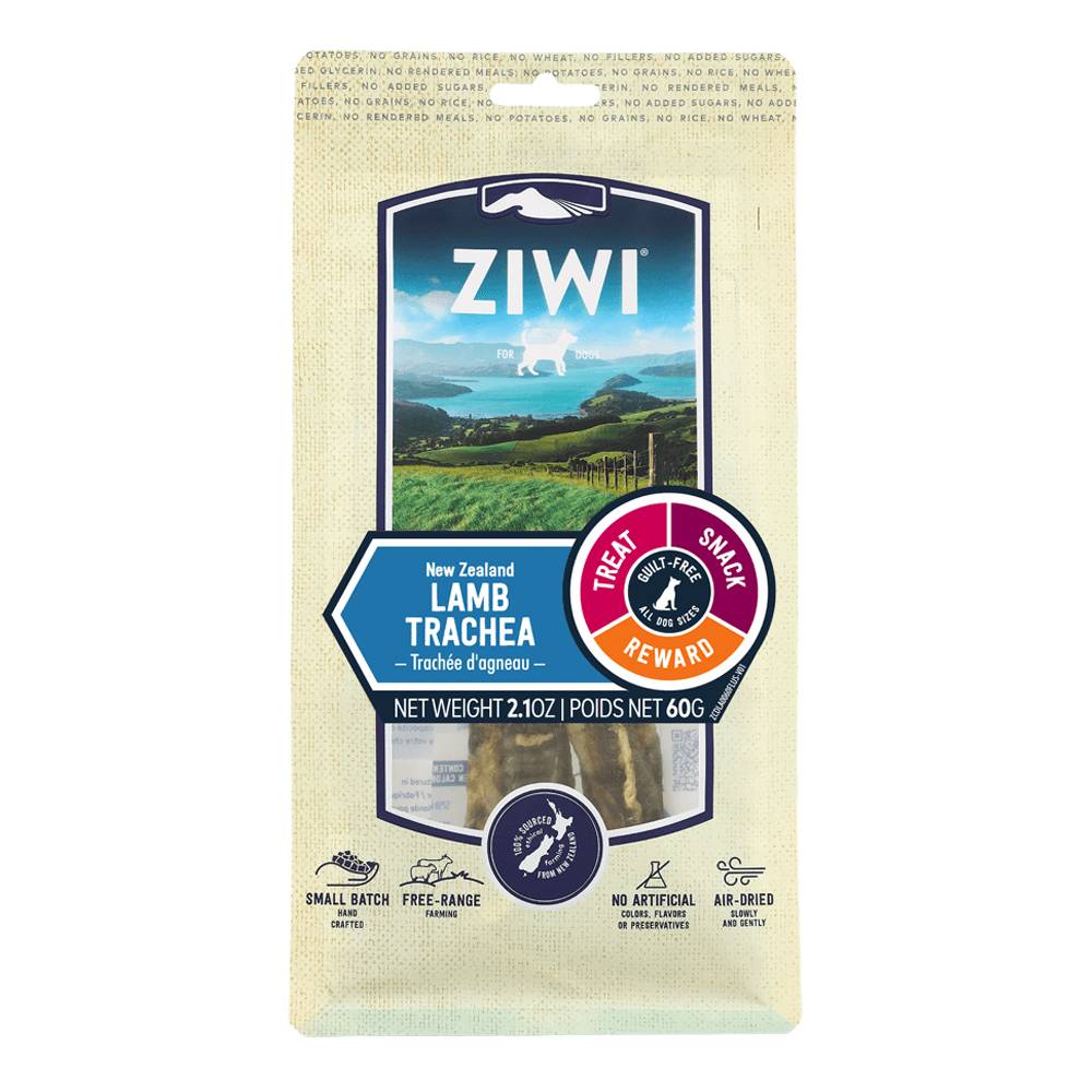 ZiwiPeak Lamb Trachea Dog Chews