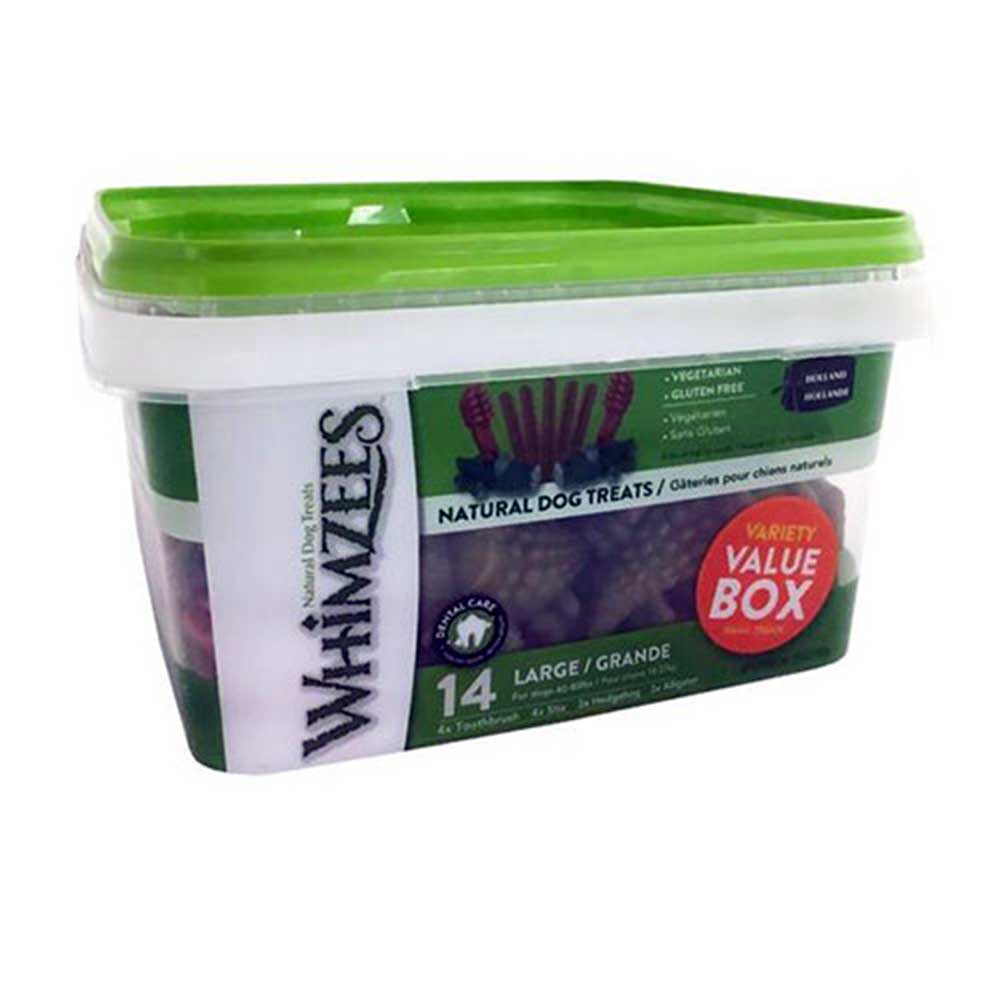 Whimzees Variety Value Box Natural Dog Treats, Large (840 gms)